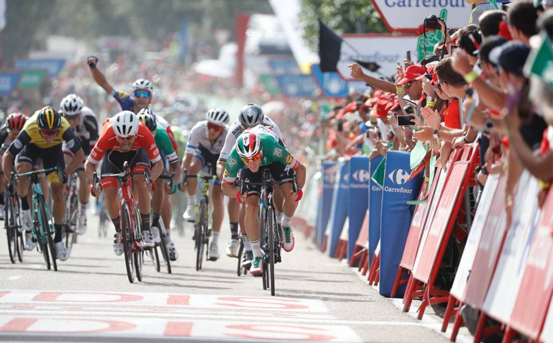 La Vuelta bicycle and road bike race, Torrevieja, Spain