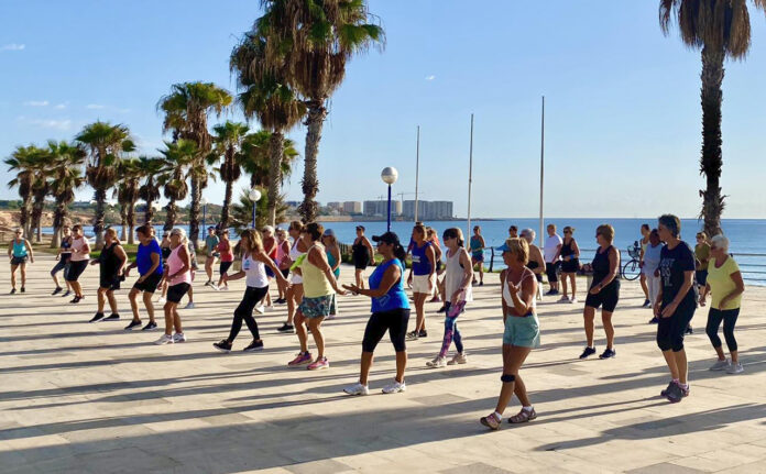 Zumba on the beach in La Zenia and Playa Flamenca