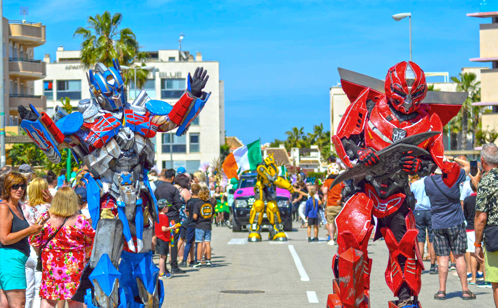 Cabo Roig St Patrick's Day Parade in Orihuela Costa